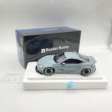 Autoart 1/18 Rocket Bunny Toyota 86 Concrete Gray Black Wheels Used