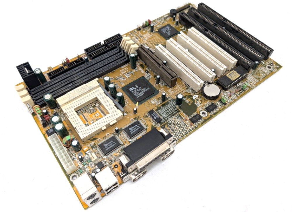 Untested MSI MS5169 Ver 2.1 AL9 Mainboard Socket 7 Motherboard ISA AGP
