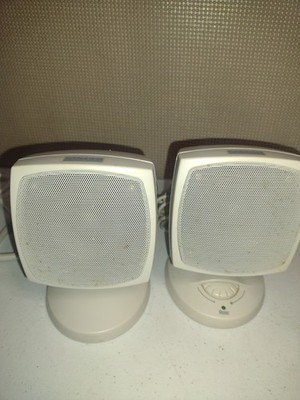 Vintage Altec Lansing ACS33 PowerCube Satellite Speakers - Pair (Untested/Parts)