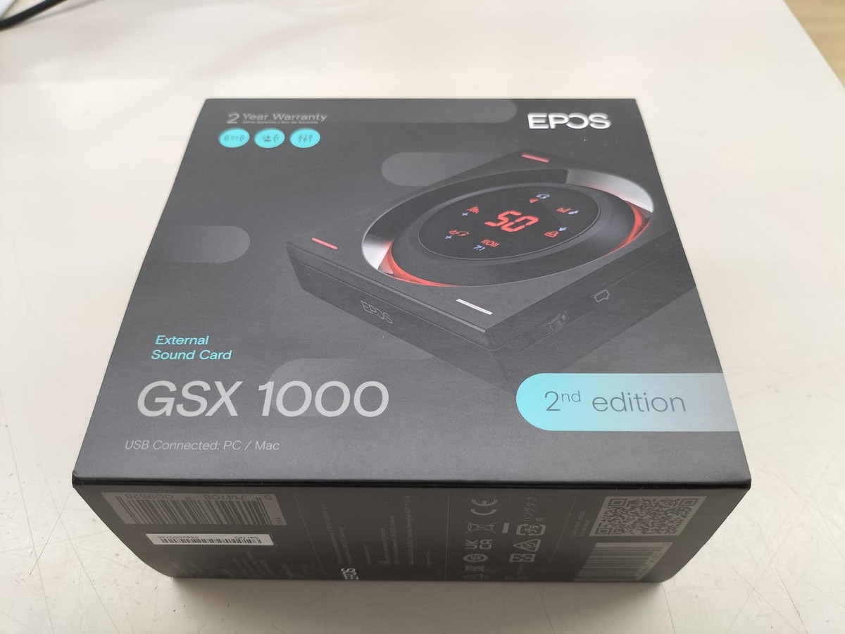 【DAC】EPOS GSX1000 2nd Edition EPOS GSX 1000 2nd Edition Gaming DAC Amp 7.1 Surround USB Sound