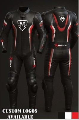 MarkX Rennlederanzug für Herren MotoGP 2026 Motorrad-Rennanzug aus echtem Leder
