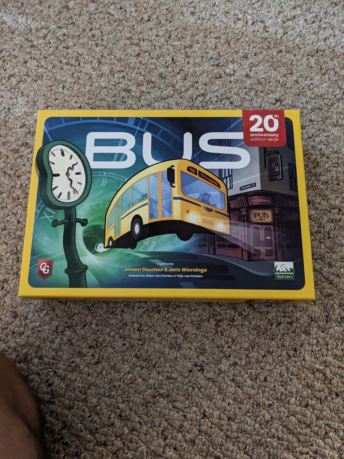 Bus 20th Anniversary Edition board game from Splotter Spellen & Capstone Games