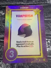 Doomlings Alt Art VAMPIRISM (Red Eyes) Rare Holofoil Card 2nd Edition (MINT)