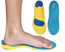 Children's Athletic Memory Foam Insoles for Arch and Comfort for Active Child...