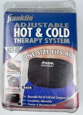 Franklin Sports Reusable Hot & Cold Therapy Gel Pack Adjustable Wrap