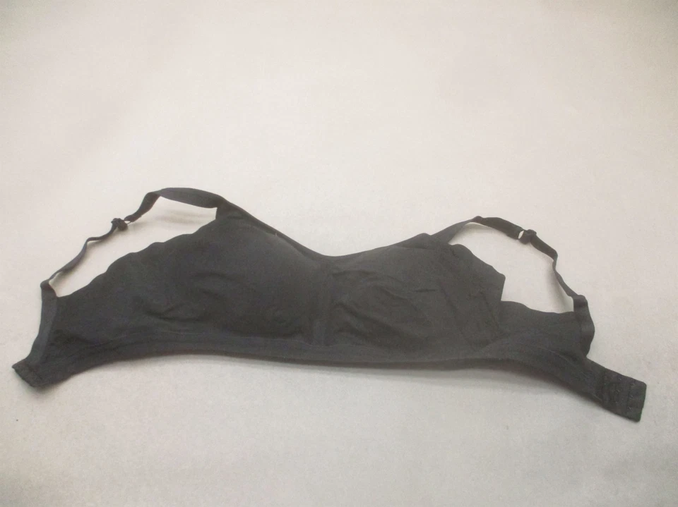 Warners Olga Size XL Womens Black Wireless Lined Back Closure Bralette Bra 10K - Image 3 of 4