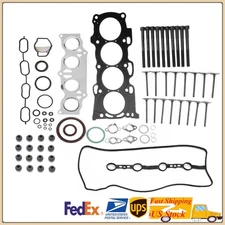 Head Gasket Set Bolts Valve  for Toyota Camry Solara Scion 2.2001-2005 2006 2.4L