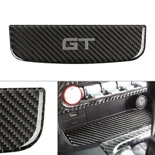 Carbon Fiber Interior Storage Box Trim Cover Fit Ford Mustang 2015-2019 18