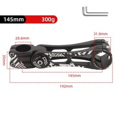 31 8MM Adjustable Bike Stem Riser for Various Bikes CNC Aluminum Alloy