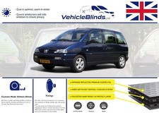 Stealth Blinds For Peugeot 806 (1994-2002) 5 Door