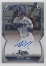 2023 Bowman Draft Chrome Prospect Refractor /499 Hunter Haas #CDA-HHA Auto a8r