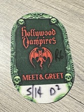 HOLLYWOOD VAMPIRES - 2019 Backstage MEET & GREET Pass Alice Cooper Johnny Depp