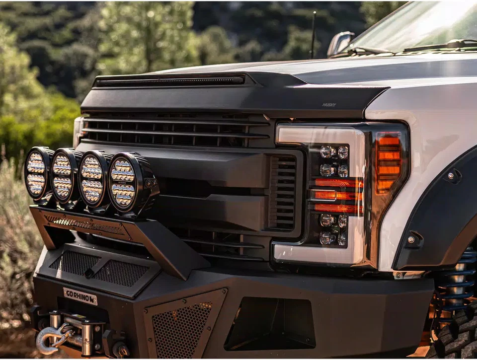 Husky Aeroskin Lightshield Pro Hood Protector Fits 1997-2006 Jeep Wrangler TJ Foto 4 de 4