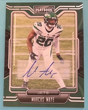 2021 Panini Playbook #87 🔥🔥 Marcus Maye Signatures AUTOGRAPH NY Jets🔥🔥