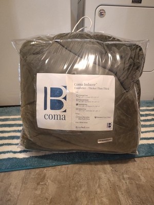 Coma Inducer Oversized Alaskan King Comforter 1 20 X 1 20 4 Shams Green Plush
