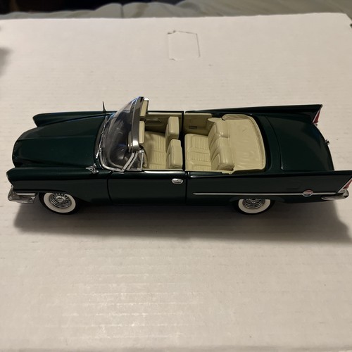 1957 Chrysler 300C Convertible Die Cast Model By Franklin Mint 1:24 Limited Ed - Picture 5 of 18