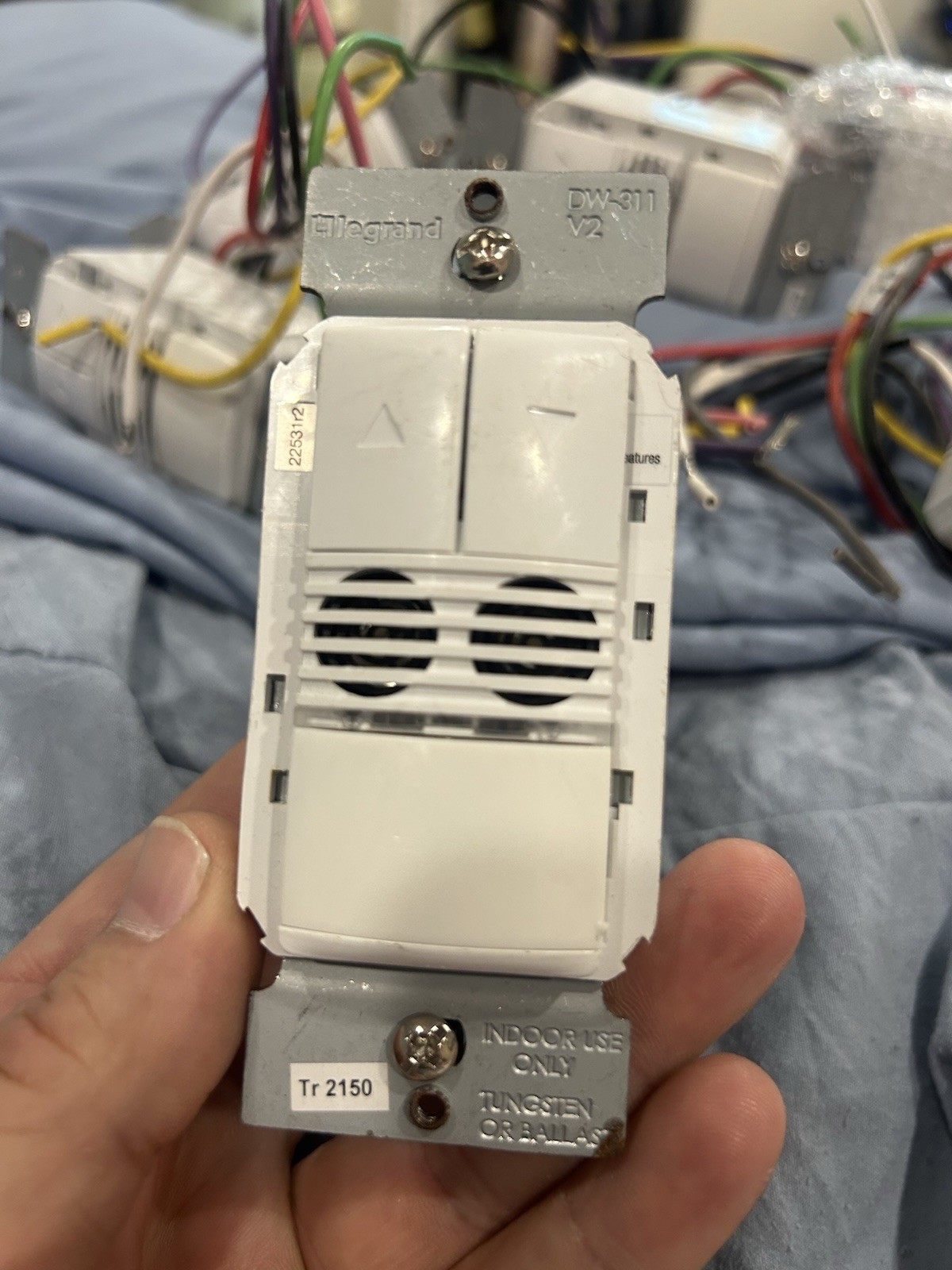 2 new Legrand DW-311-W Wattstopper 0-10 Dual Tech Wall Switc