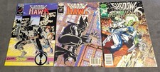 Shadowhawk #2 #3 #4 Newsstand Comic Lot Image Comics 1993 Spawn Ad
