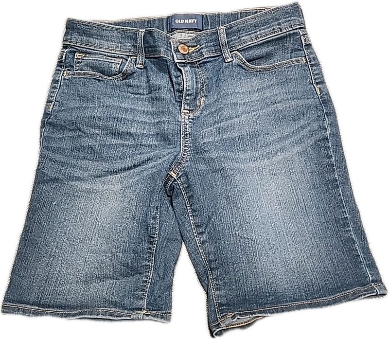 Old Navy Girls Denim Bermuda Shorts Size 14