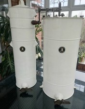 VINTAGE 4 FRAME HONEY EXTRACTOR AND 2 FILTER SETTLING TOWER ALL WORKING