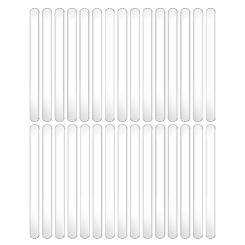 30PCS Popsicle Sticks 4.5 Inch Acrylic Cakesicle Sticks Reusable Ice7414