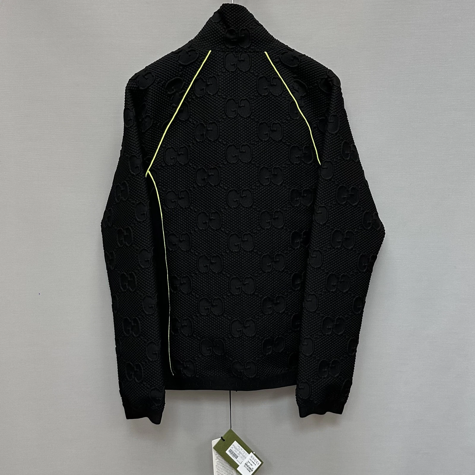 Giacca Gucci GG maglia elasticizzata neoprene zip 95 140035805