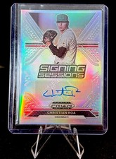 2021 Panini Prizm Draft Picks - Signing Sessions Christian Roa #SS-CR (AU, RC)