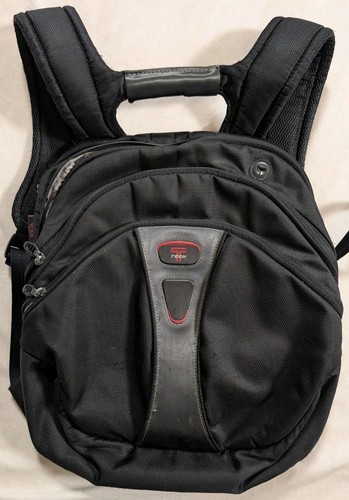 Gusset Expandable Tumi Tech Backpack Rucksack Bag T-Tech 5516 Black