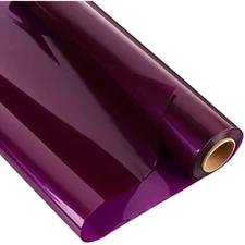 Cellophane Wrap Roll-Purple Gift Wrapping Paper Roll 34 In Wide X 100 