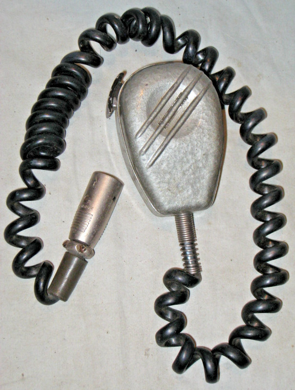 RARE VINTAGE Elgin American Model Hand Held Microphone made Elgin Watch Company