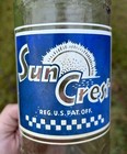 Vintage Large 32 OZ 1 Quart SUN CREST Acl soda bottle Murphysboro, Illinois — photo 2