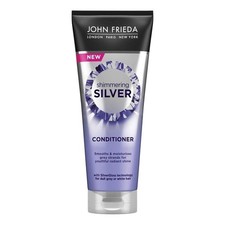 John Frieda Shimmering Silver Conditioner 250ml for Dull Grey / White Hair - New