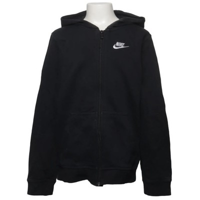 Nike, Kapuzenpullover, Größe: 137/147, Schwarz, Baumwolle/Polyester #isp