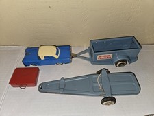 Vintage Cragstan Vacationland Friction Toy Lot Of 4
