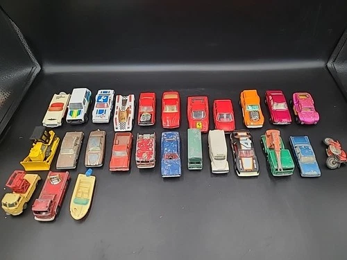 Lot Of 26 Matchbox Cars: Series 1-75, Superfast, Made In Lesney. MG