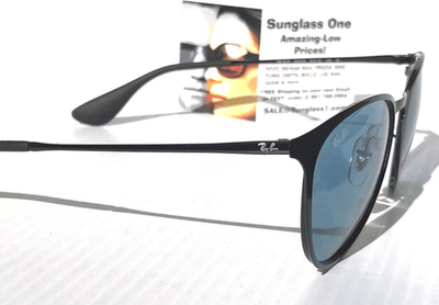 Ray Ban ERIKA METAL Black Evolve PHOTOCHROMIC Green Blue Sunglass