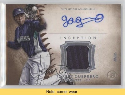 2015 Bowman Inception Relics Gabby Guerrero #IAR-GG Auto READ 2u3