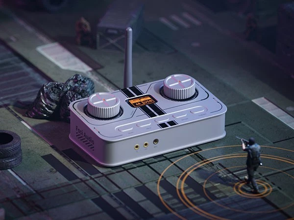 Fosi Audio K7 DAC Headphone Amp Desktop USB C Digital to Analog for Gaming NEW - Image 2 of 4