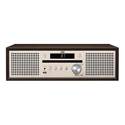 JVC Kenwood NX-W30 Mini Component Bluetooth 4.2 EDR Wood Cabinet Walnut ONE BODY