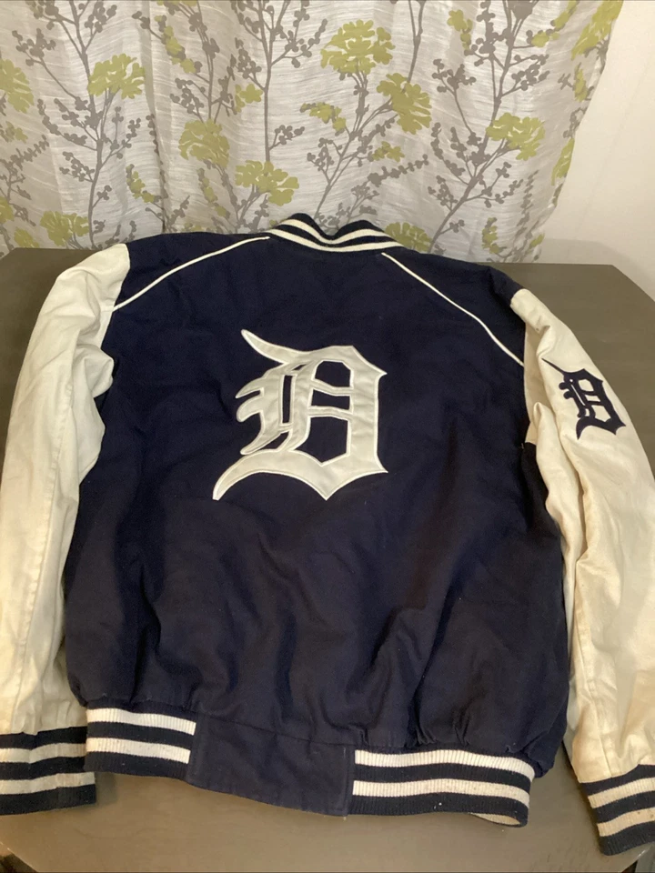 Chaqueta De Colección Reversible Detroit Tigers Serie Mundial Talla XL Pre Amada Foto 4 de 4