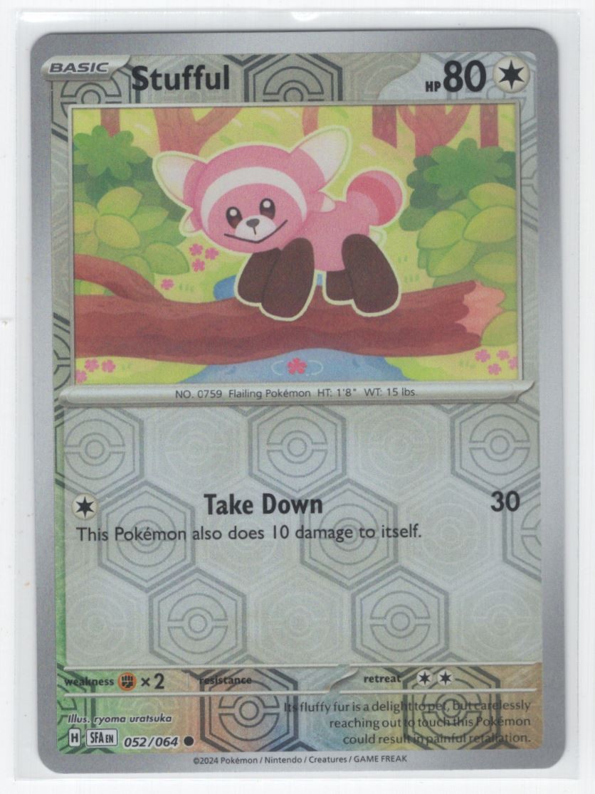 #52 2024 Shrouded Fable Reverse Holo Stufful