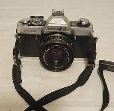 Minolta XG1 35mm Film Camera W/ MINOLTA MD ROKKOR-X 45mm 1:2 Lens