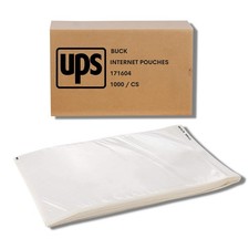 1,000 UPS Shipping Label Pouches 6.5” x 10” Self Adhesive Packing Slip Sleeve