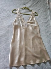 Vintage Val Mode Lingerie Slip Nightgown Size Medium Ivory