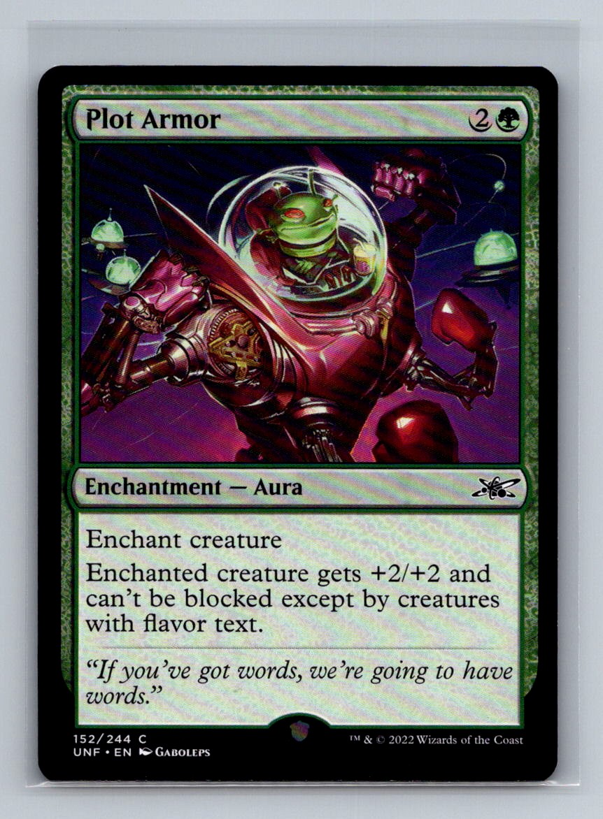 152 Plot Armor NM Unfinity