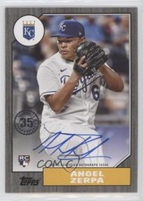 2022 Update 1987 Topps Baseball Black 127/199 Angel Zerpa #87BA-AZ Auto 09ot
