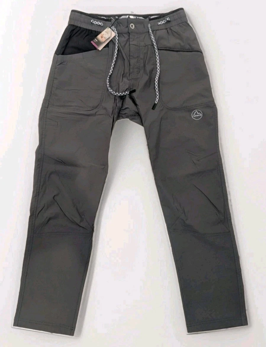 LA SPORTIVA TALUS CLIMBING HIKING PANTS US L / EU XL CARBON/BLACK NEW NWT $109
Opens in a new window