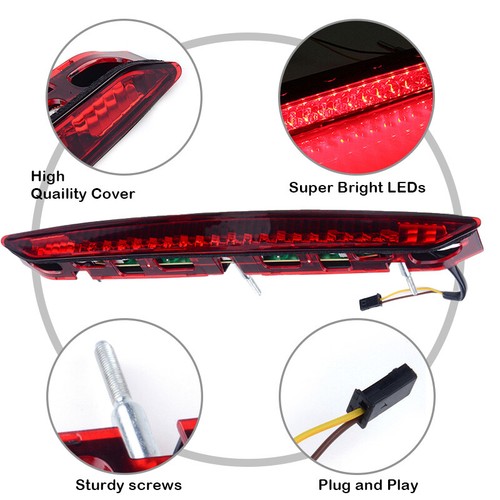 Luz trasera roja para maletero LED BMW Z4 E85 2002-2008 tercer freno tercera parada - Imagen 8 de 16