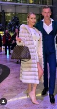 Fur Coat Size 8 Real. A State Of The Art Real Rabbit Fur Coat Bought For £5k
