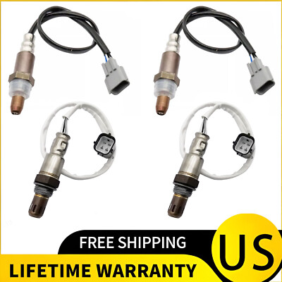 4PCS Oxygen Sensor For INFINITI Q70 & Q70L 5.6L V8 2015-2019 Upstream+Downstream